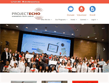 Tablet Screenshot of projectecho.org
